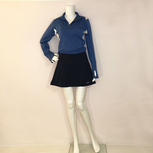 Wilson Tennis Skort Black Athletic Performance Skirt Size Small